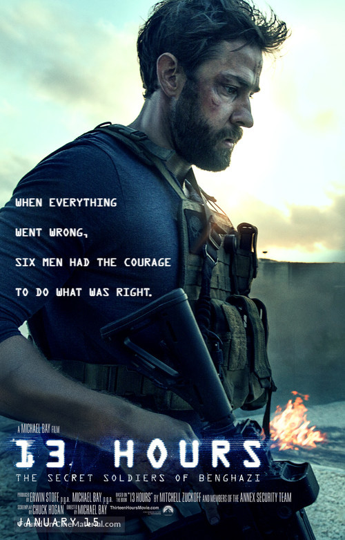 13 Hours: The Secret Soldiers of Benghazi - Movie Poster
