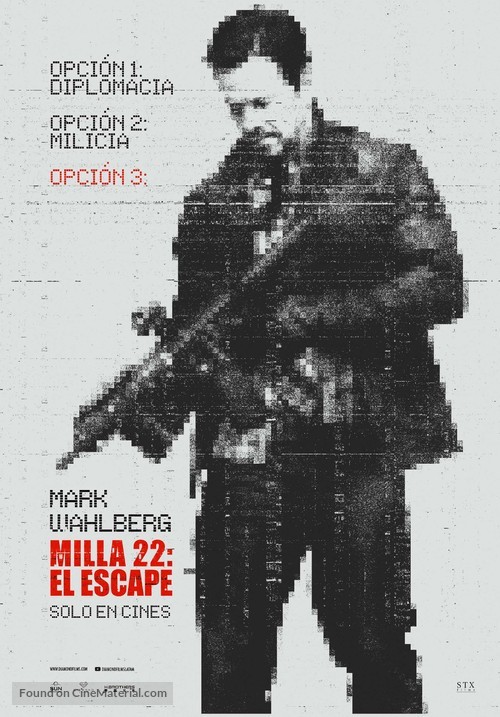 Mile 22 - Mexican Movie Poster