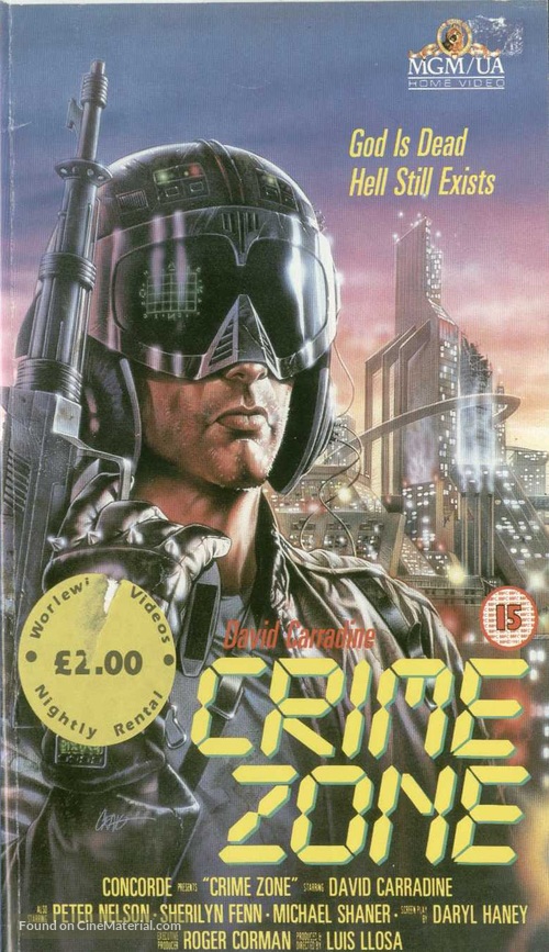 Crime Zone - British VHS movie cover