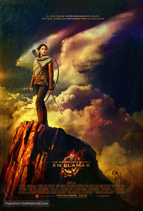 The Hunger Games: Catching Fire - Spanish Movie Poster