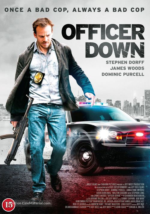 Officer Down - Danish DVD movie cover