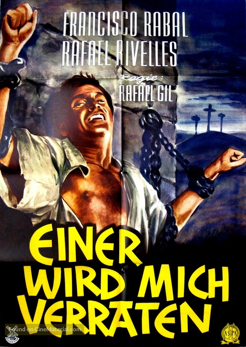 El beso de Judas - German Movie Poster