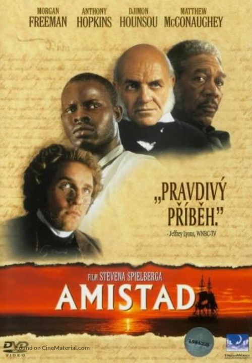 Amistad - Czech DVD movie cover