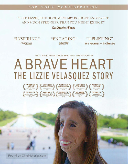 A Brave Heart: The Lizzie Velasquez Story - For your consideration movie poster