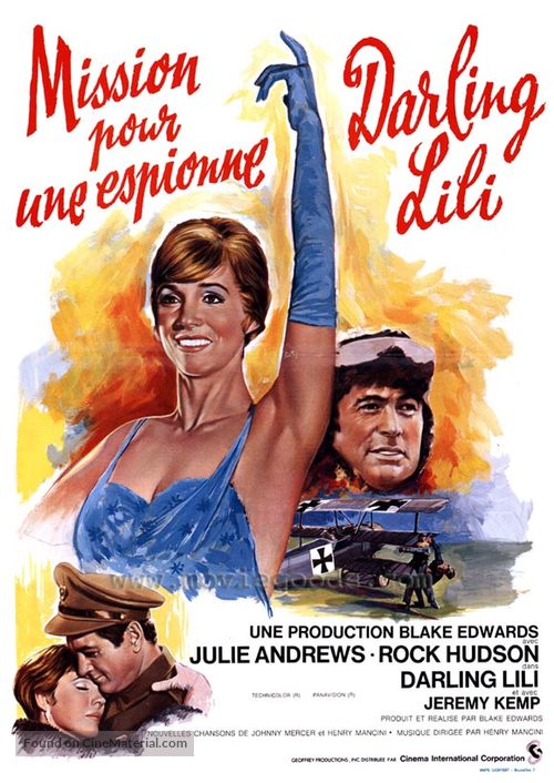 Darling Lili - Belgian Movie Poster