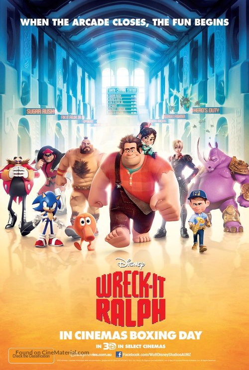 Wreck-It Ralph - Australian Movie Poster