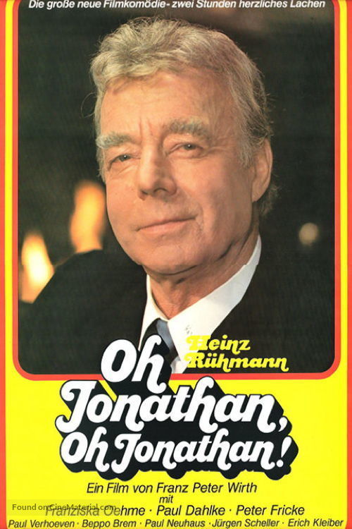 Oh Jonathan, oh Jonathan! - German VHS movie cover