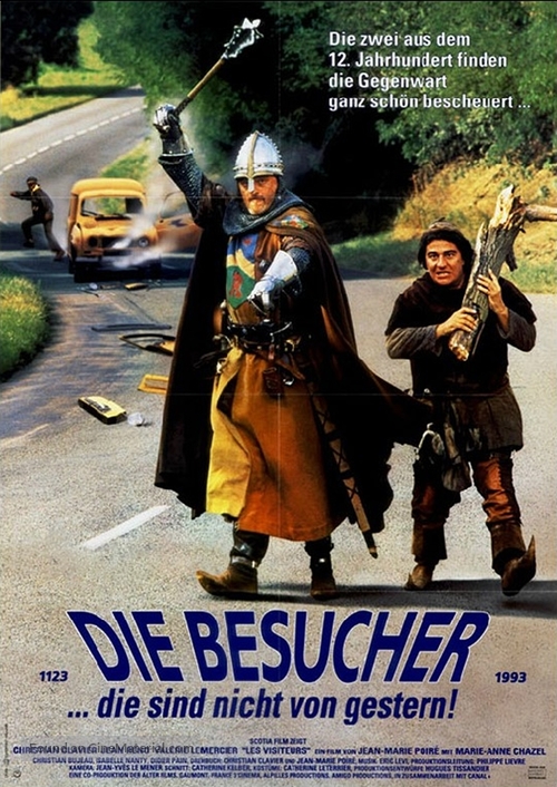 Les visiteurs - German Movie Poster