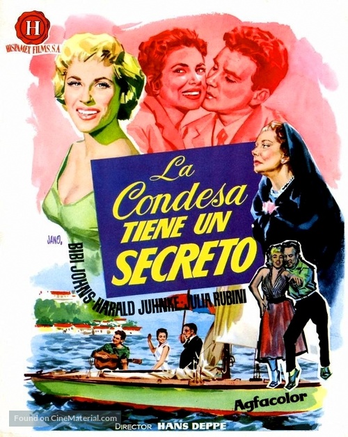 Unter Palmen am blauen Meer - Spanish Movie Poster