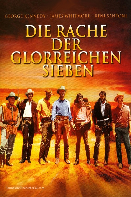 Guns of the Magnificent Seven - German Movie Cover