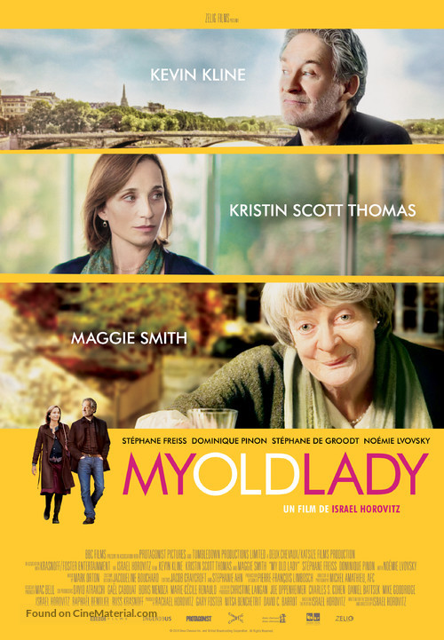 My Old Lady - French Movie Poster