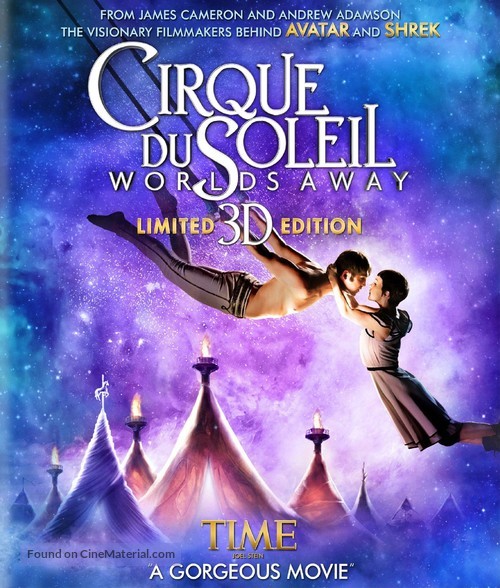 Cirque du Soleil: Worlds Away - Blu-Ray movie cover