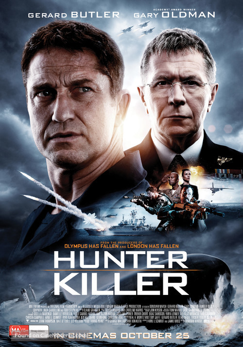 Hunter Killer - Australian Movie Poster