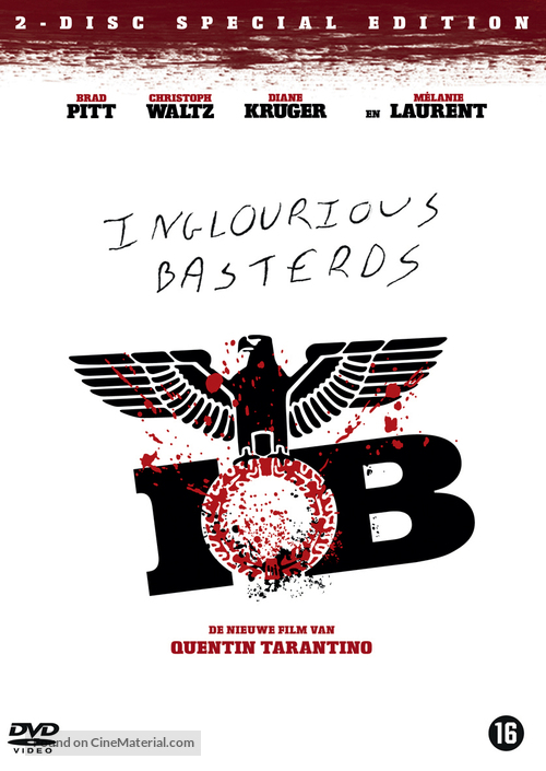 Inglourious Basterds - Dutch DVD movie cover