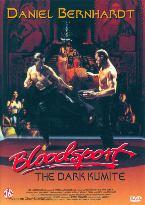 Bloodsport: The Dark Kumite - Dutch DVD movie cover