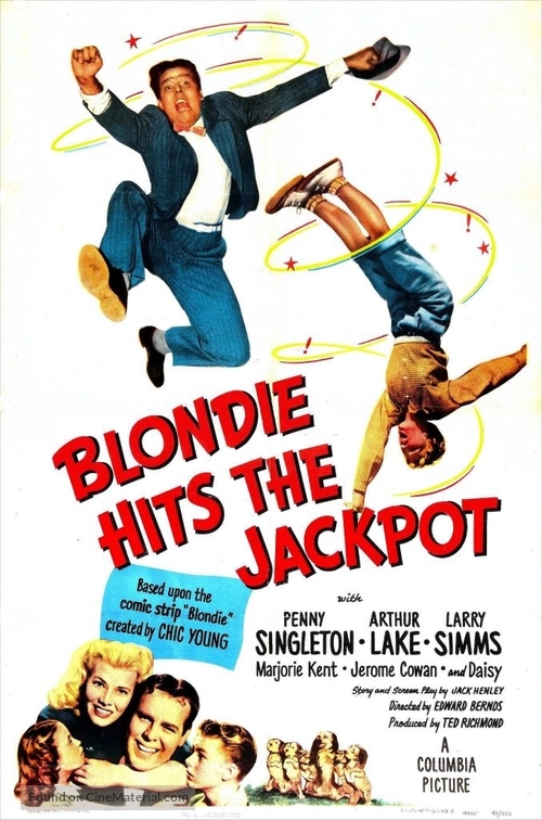 Blondie Hits the Jackpot - Movie Poster