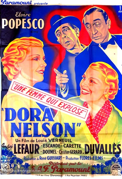 Dora Nelson - French Movie Poster
