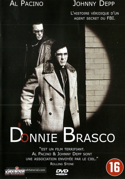 Donnie Brasco - Dutch DVD movie cover