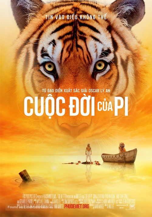 Life of Pi - Vietnamese Movie Poster
