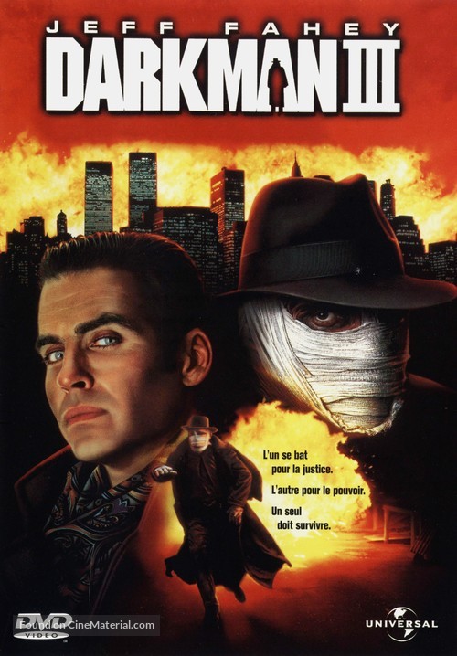 Darkman III: Die Darkman Die - French DVD movie cover