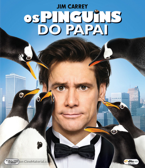 Mr. Popper&#039;s Penguins - Brazilian Blu-Ray movie cover