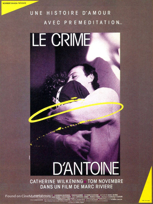 Le crime d&#039;Antoine - French Movie Poster