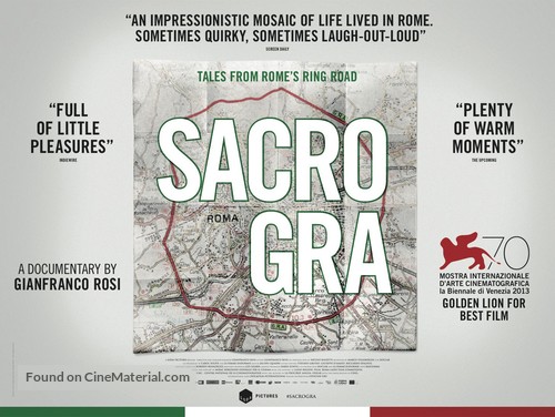 Sacro GRA - British Movie Poster