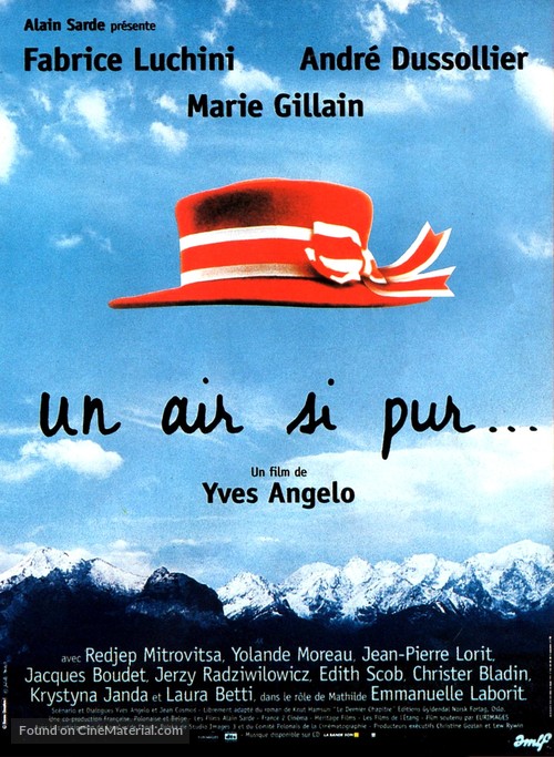 Un air si pur... - French Movie Poster