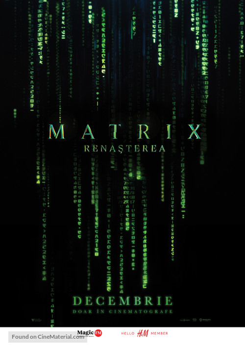 The Matrix Resurrections - Romanian Movie Poster