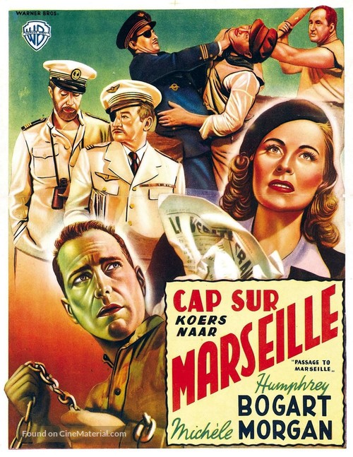 Passage to Marseille - Belgian Movie Poster