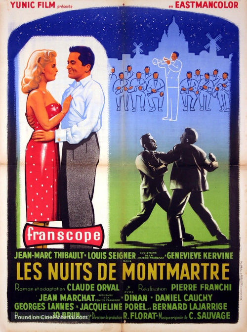 Les nuits de Montmartre - French Movie Poster