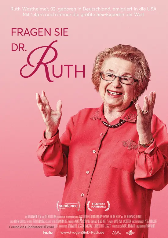 Ask Dr. Ruth (2019) German movie poster