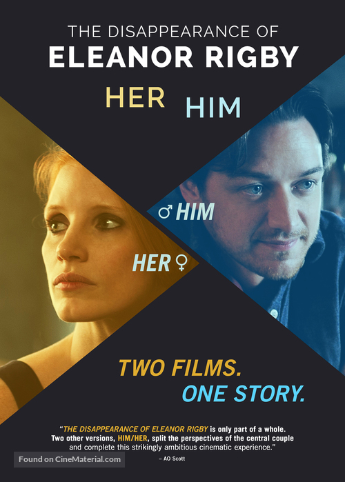 The Disappearance of Eleanor Rigby: Him - DVD movie cover