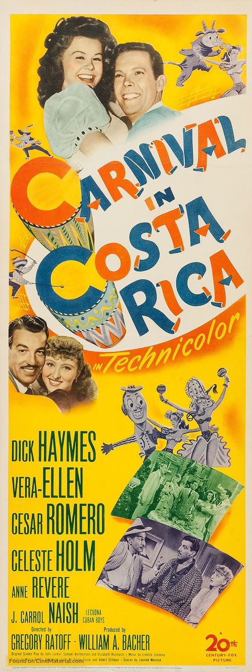 Carnival in Costa Rica - Movie Poster