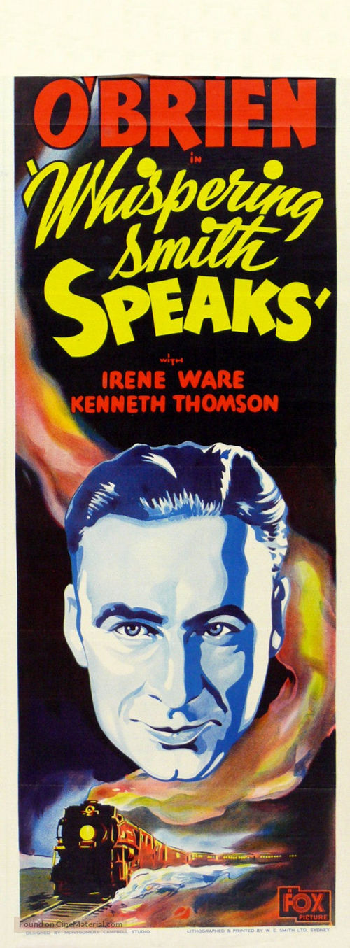 Whispering Smith Speaks - Australian Movie Poster