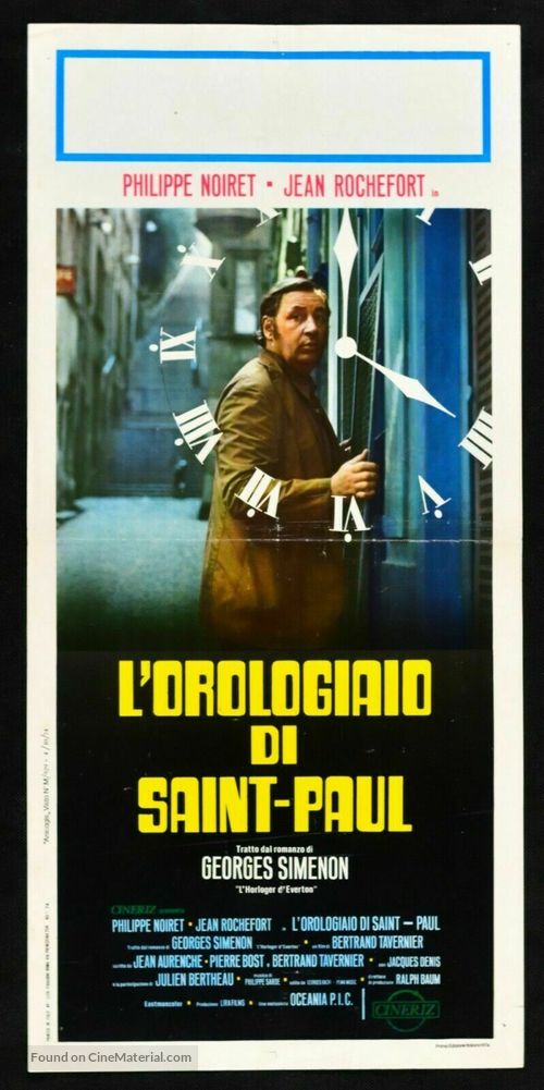 L&#039;horloger de Saint-Paul - Italian Movie Poster