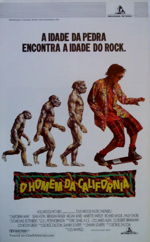 Encino Man - Brazilian Movie Poster