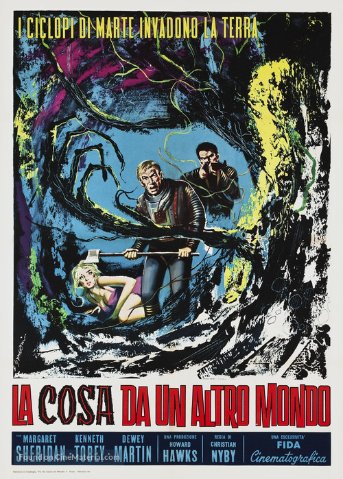 Get The Thing From Another World 1951 Italian Movie Poster Free HD Get Wallpaper The Thing From Another World 1951 Italian Movie Poster For iPhone