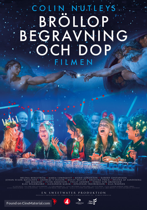 Br&ouml;llop, begravning och dop - Filmen - Swedish Movie Poster