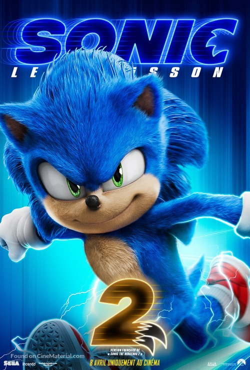 Sonic the Hedgehog 2 - Canadian Movie Poster