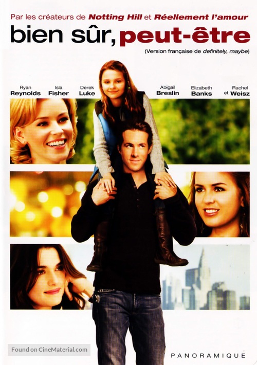 Definitely, Maybe - Canadian DVD movie cover