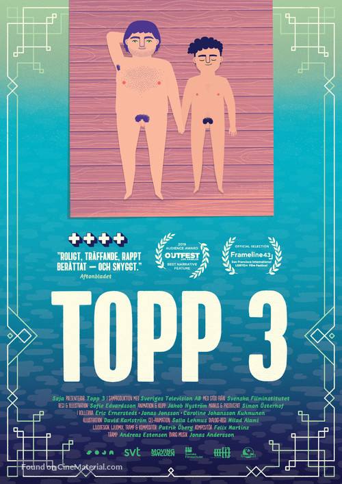 Topp 3 - Swedish Movie Poster