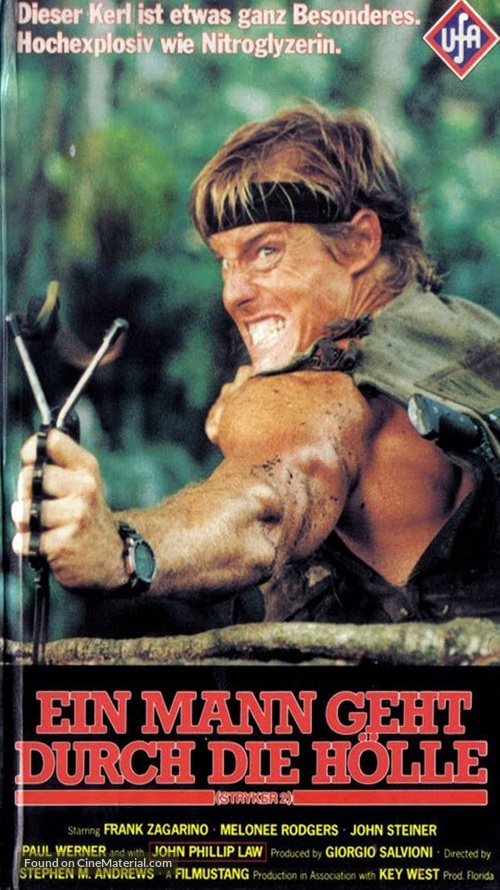 Striker - German VHS movie cover