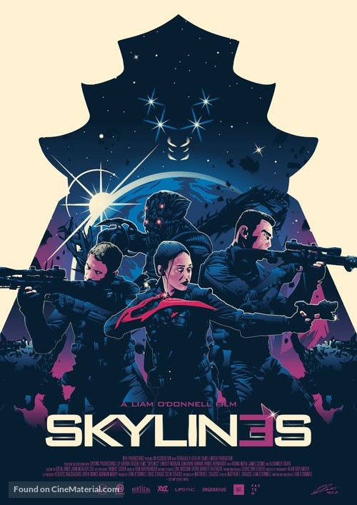 Skylines - French Movie Poster