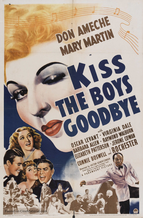 Kiss the Boys Goodbye - Movie Poster
