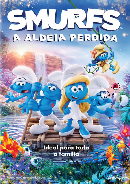 Smurfs: The Lost Village - Portuguese DVD movie cover