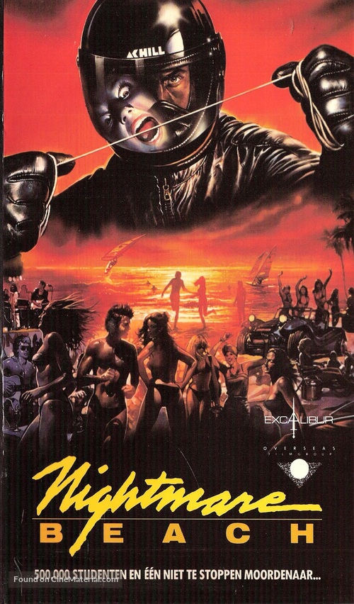 Nightmare Beach - Belgian VHS movie cover