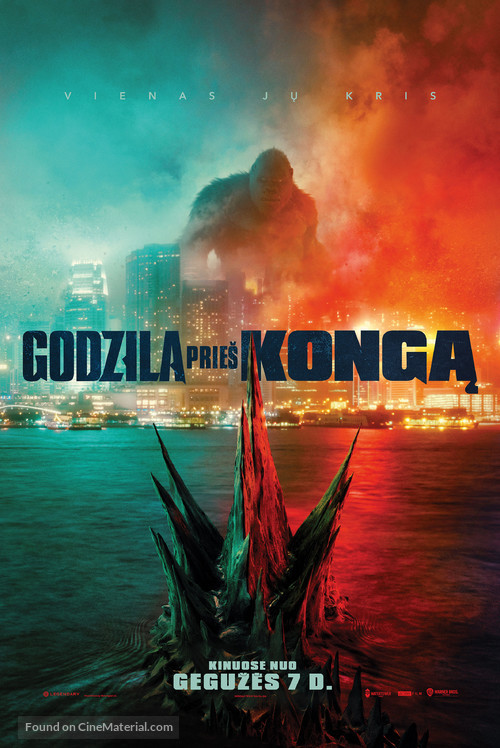Godzilla vs. Kong - Lithuanian Movie Poster