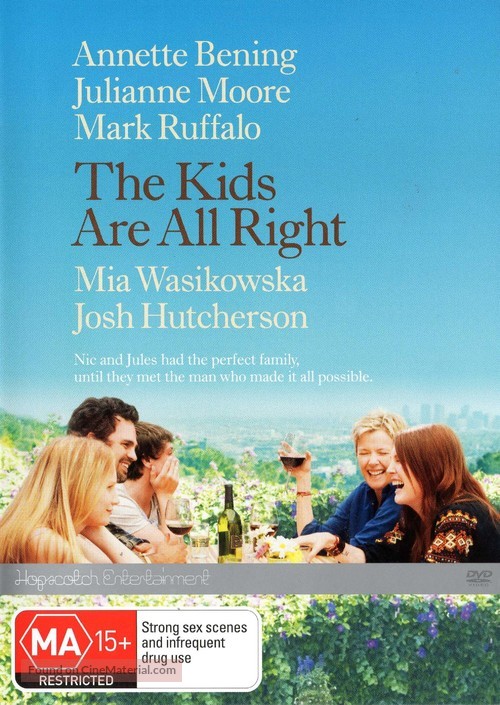 The Kids Are All Right - Australian DVD movie cover