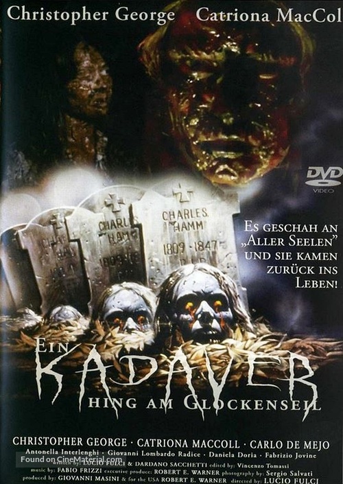 Paura nella citt&agrave; dei morti viventi - German DVD movie cover